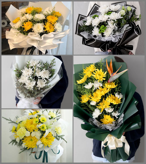 福建漳州平和县五寨乡优美村白事花束代送